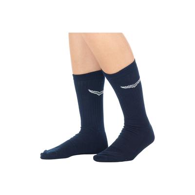 Socken TRIGEMA "TRIGEMA Sportsocken im Doppelpack", Mädchen, Gr. 35-38, blau (navy), Baumwollmischung, Socken Socken