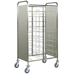 KBS Gastrotechnik Abräumwagen 740 für 20 Tabletts GN 1/1 mit Seitenwänden