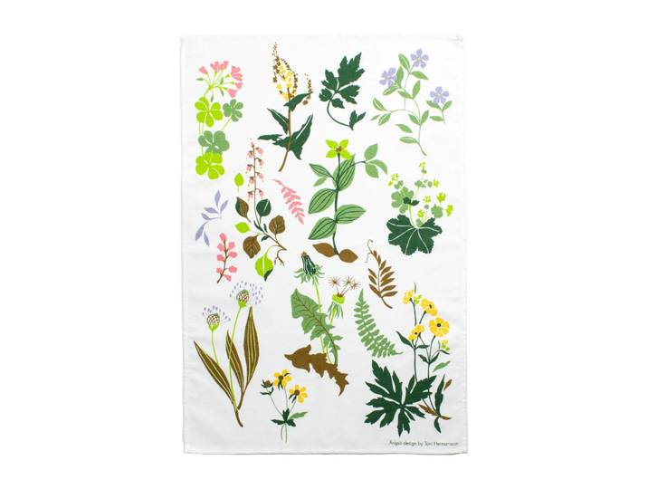 Almedahls Torchon de cuisine Ängsö 47x70 cm Blanc-multi