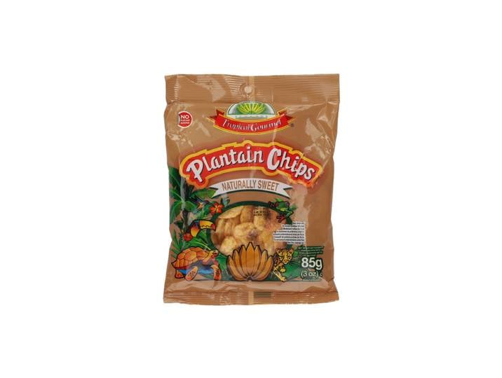 Tropical Gourmet Chips de banane plantain sucrées - 85 g