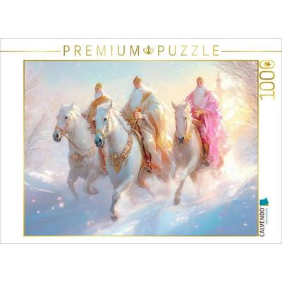 CALVENDO Puzzle Winterzauber | 1000 Teile Lege-Größe 64x48cm Foto-Puzzle für glückliche Stunden