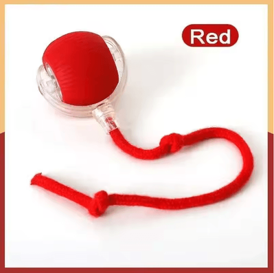Inspire Picks Speedy Tail 2.0 Smart Interactive Toy Ball Automatic Motion Cat & Dog Exercise Toy style2 Red