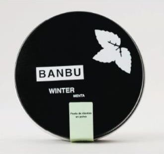 Banbu winter dentifrico menta polvo 60gr. eco vegan
