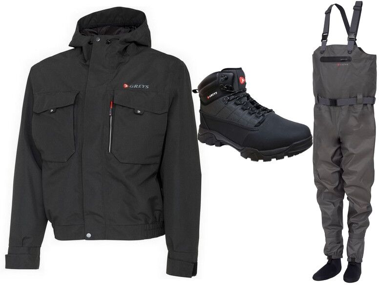Greys Drypoint-Tail Waders Combo Med Jakke