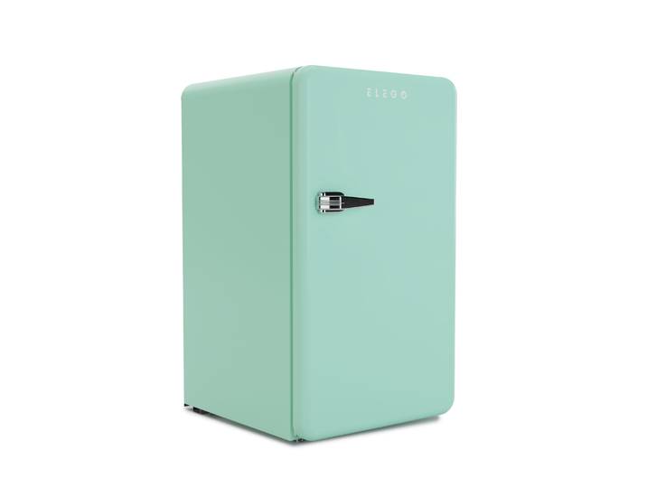 Kühlschrank mit Gefrierfach Retro 90L mint