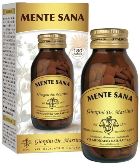 Vis Dr. Giorgini Dr Giorgini Mente Sana Integratore Alimentare per Funzione Cognitiva 180 Pastiglie