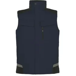 Softshell Arbeitsweste "HAUKE" - XXL - marine/schwarz