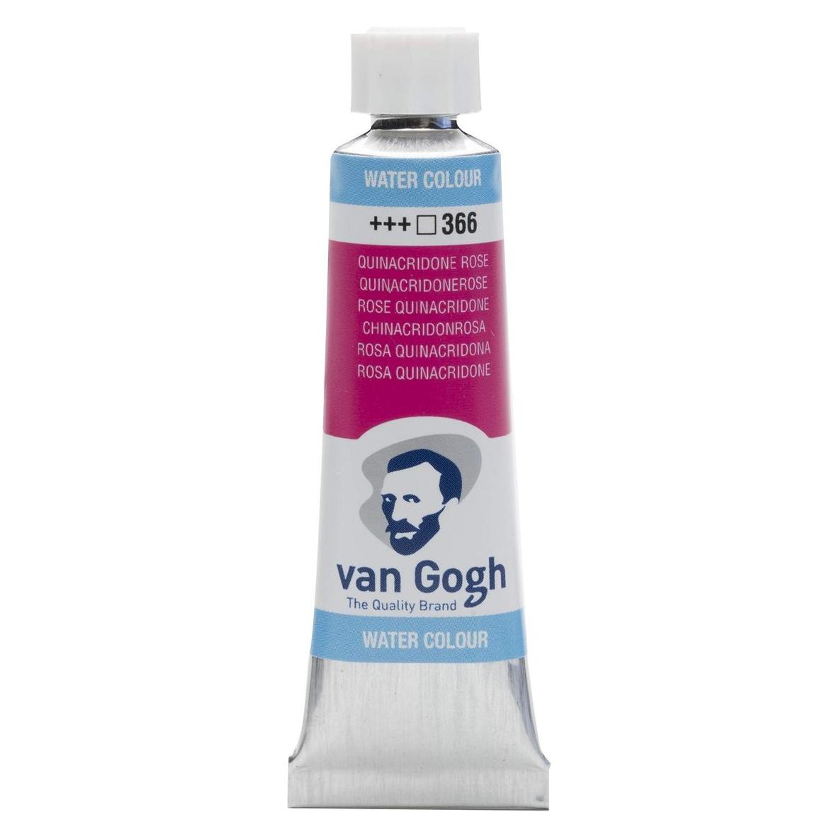 Van Gogh Watercolour Tube Quinacridone Rose (Primary) 366 (10 ml) (ROY-20013661)