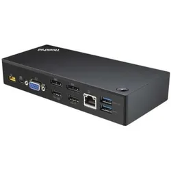 Lenovo ThinkPad USB C-Dock (USB-C, 12 Ports), Dockingstation + USB Hub, Schwarz