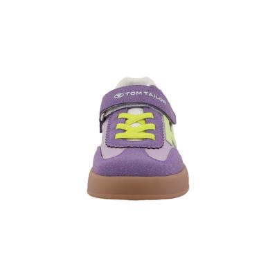 Sneaker TOM TAILOR "Tom Tailor Sneaker Low", Mädchen, Gr. 35, flieder, gelb, Polyurethan, Schuhe Sneaker