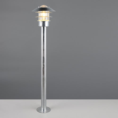 Trio Ruvuma Tuinlamp Zinkgrijs - Hoogte: 100 cm