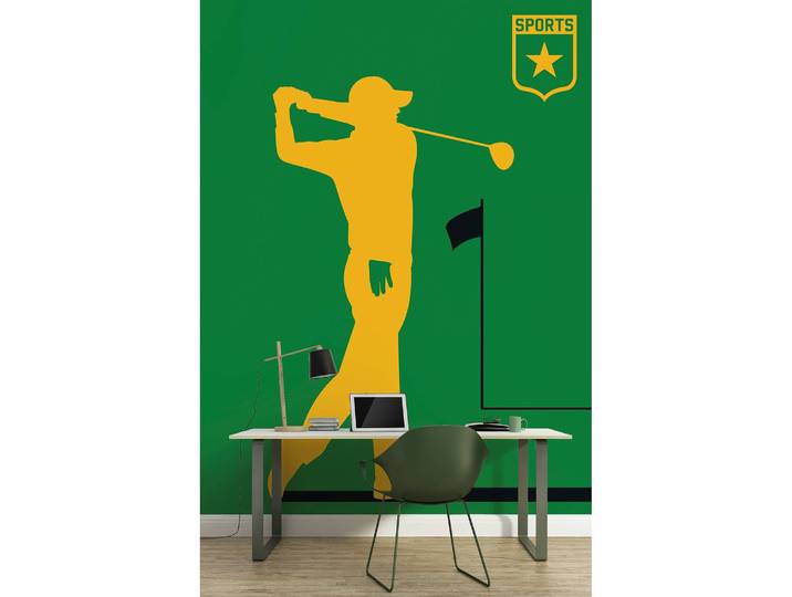 Fototapete Golfplayer 2 x 2cm 200g Vlies-Mica