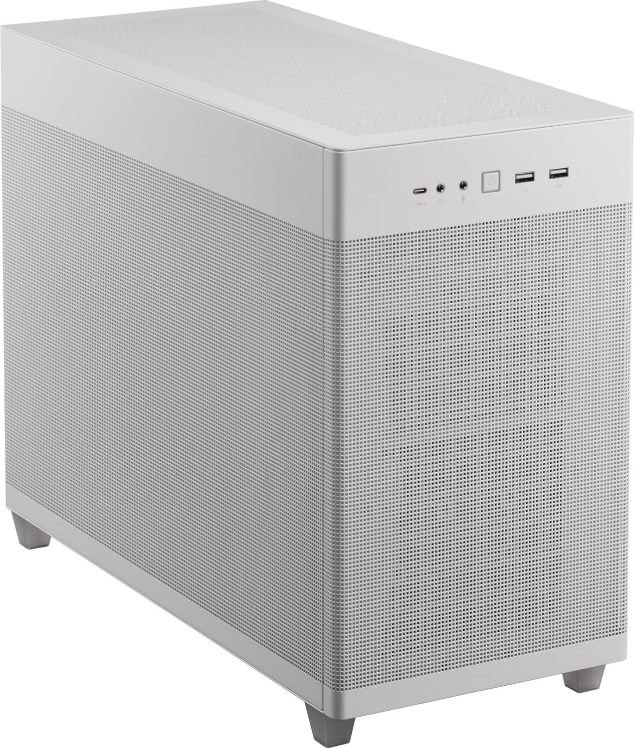 ASUS Prime AP201 mATX Midi-Tower Gaming Gehäuse weiss 90DC00G3-B39000