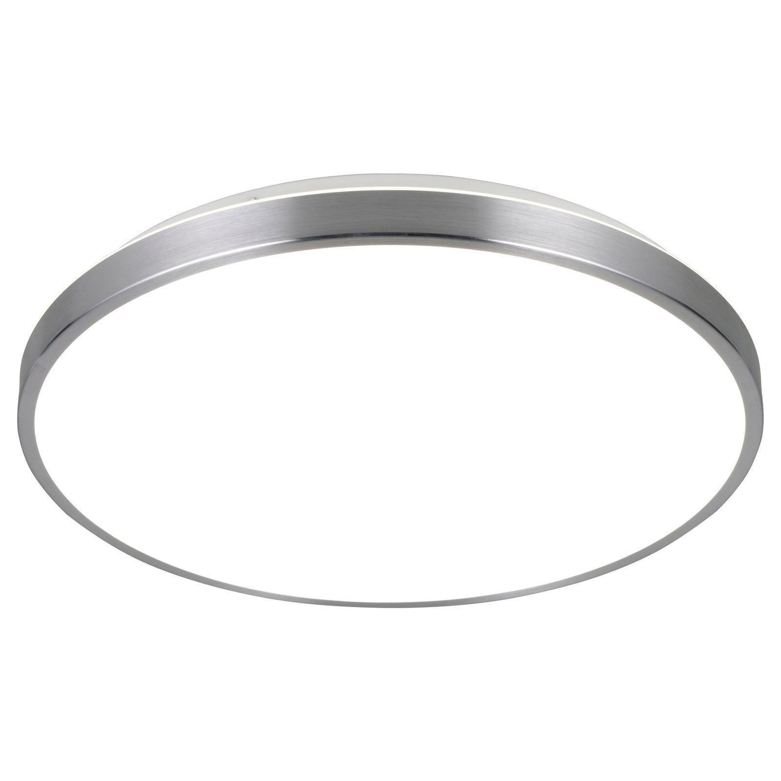 home24 Plafondlamp Anvi LED zilver/zilver Ø 39cm