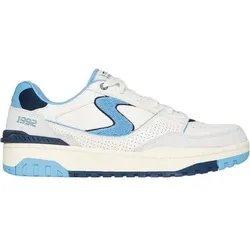 SKECHERS Herren Freizeitschuhe LEATHER AND PIG SUEDE LACE-UP SNEAK, Größe 43 in Weiß Weiß