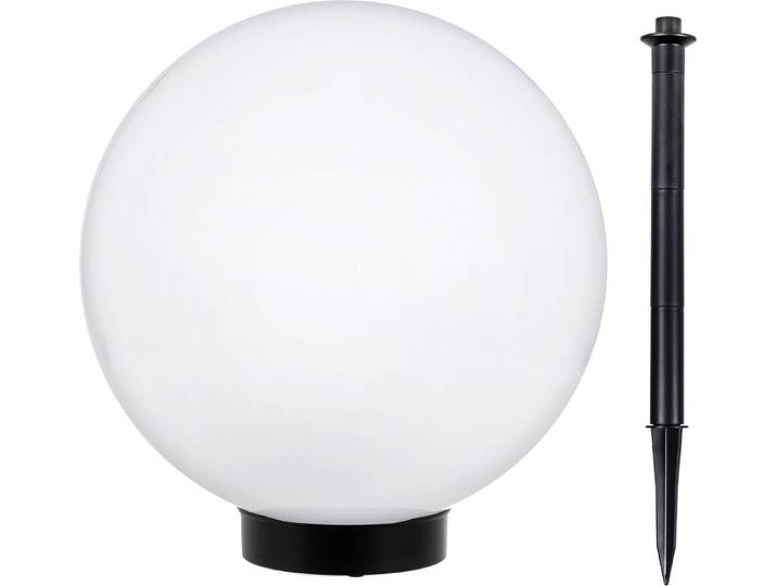 Lampe boule solaire Boule lumineuse Lampe solaire de jardin Capteur crépusculaire Blanc
