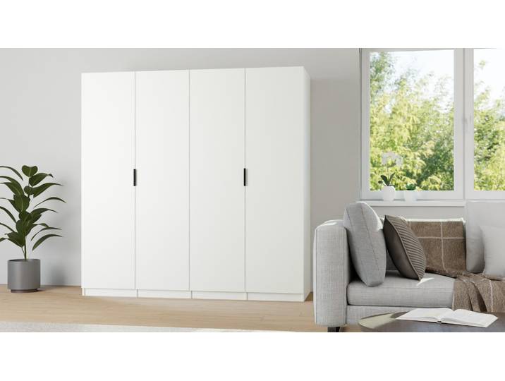 Schlafzimmer Kleiderschrank Premium Dekore Weiß