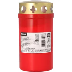 STARPAK Grablicht, Ø 6,4 cm, rot