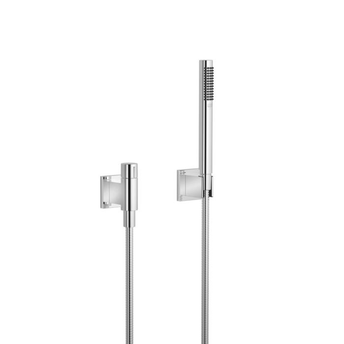 Dornbracht Brausegarnitur Elemental Spa chrom, mit Einzelrosetten, mit Ventil