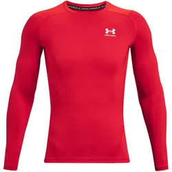 UNDER ARMOUR HeatGear Armour langarm Funktionsshirt Herren 600 - red/white XL
