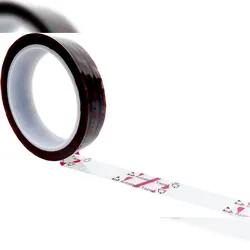 SAFEGUARD ESD-Klebeband mit ESD-Warnsymbol, transparent/rot, 24mm, 36m