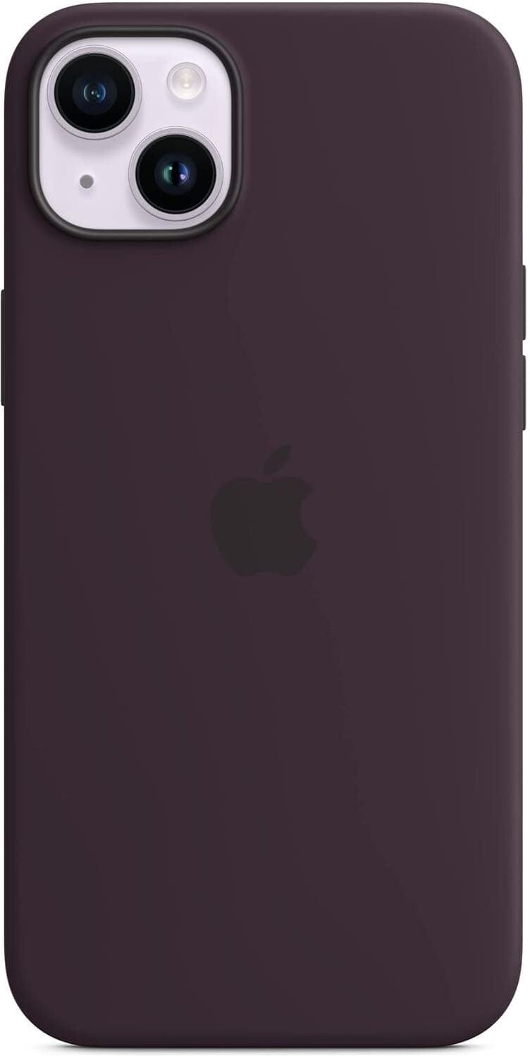 Apple iPhone 14 Plus Silicone Case with MagSafe - Elderberry, Used - Like New