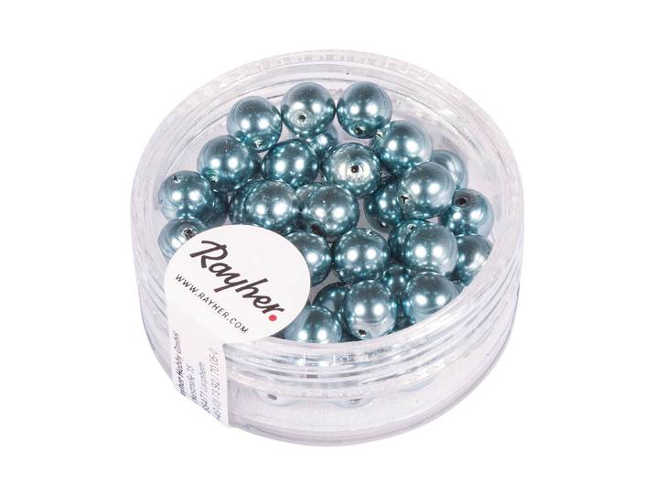 Rayher Renaissance Glaswachsperlen 6 mm 45 Stück