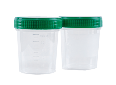 Büttner-Frank GmbH URINBECHER 120 ml gradu.beschr.m.Schraubdeckel 1 St 10146408