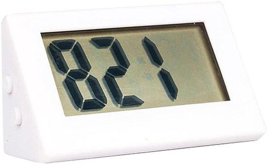 Digitale Autodashboard Klok - Zelfklevend LCD Display - Zwart - 5,5 x 3 cm