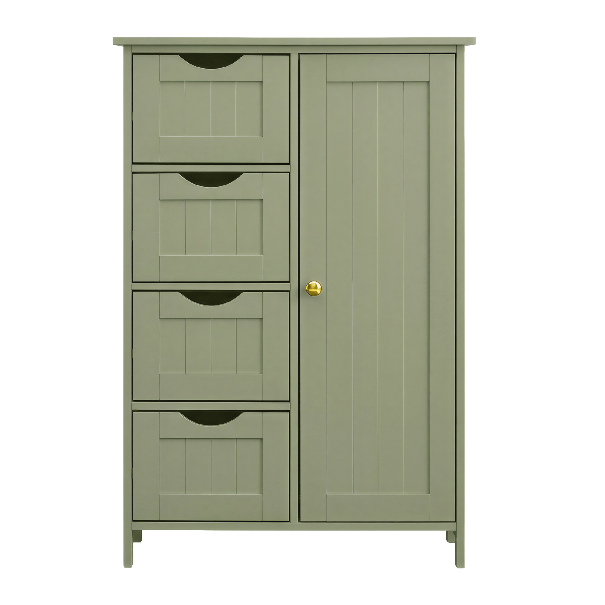 VASAGLE Badezimmerschrank, schmaler Badschrank, Beistellschrank LHCB35041C02