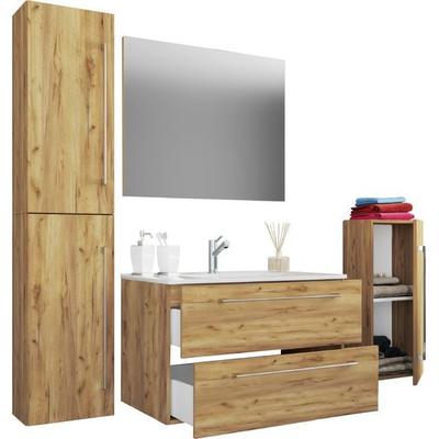 5-tlg. Waschplatz Waschtisch Badinos Schublade SP