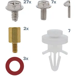 INLINE Schraubenset, mit Abstandshalter etc,
