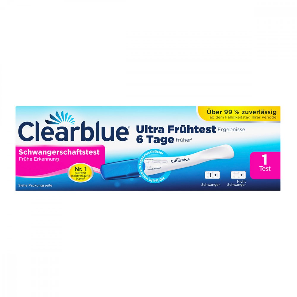 WICK Pharma - Zweigniederlassung der Procter & Gam Clearblue Schwangerschaftstest frühe Erkennung 12894014