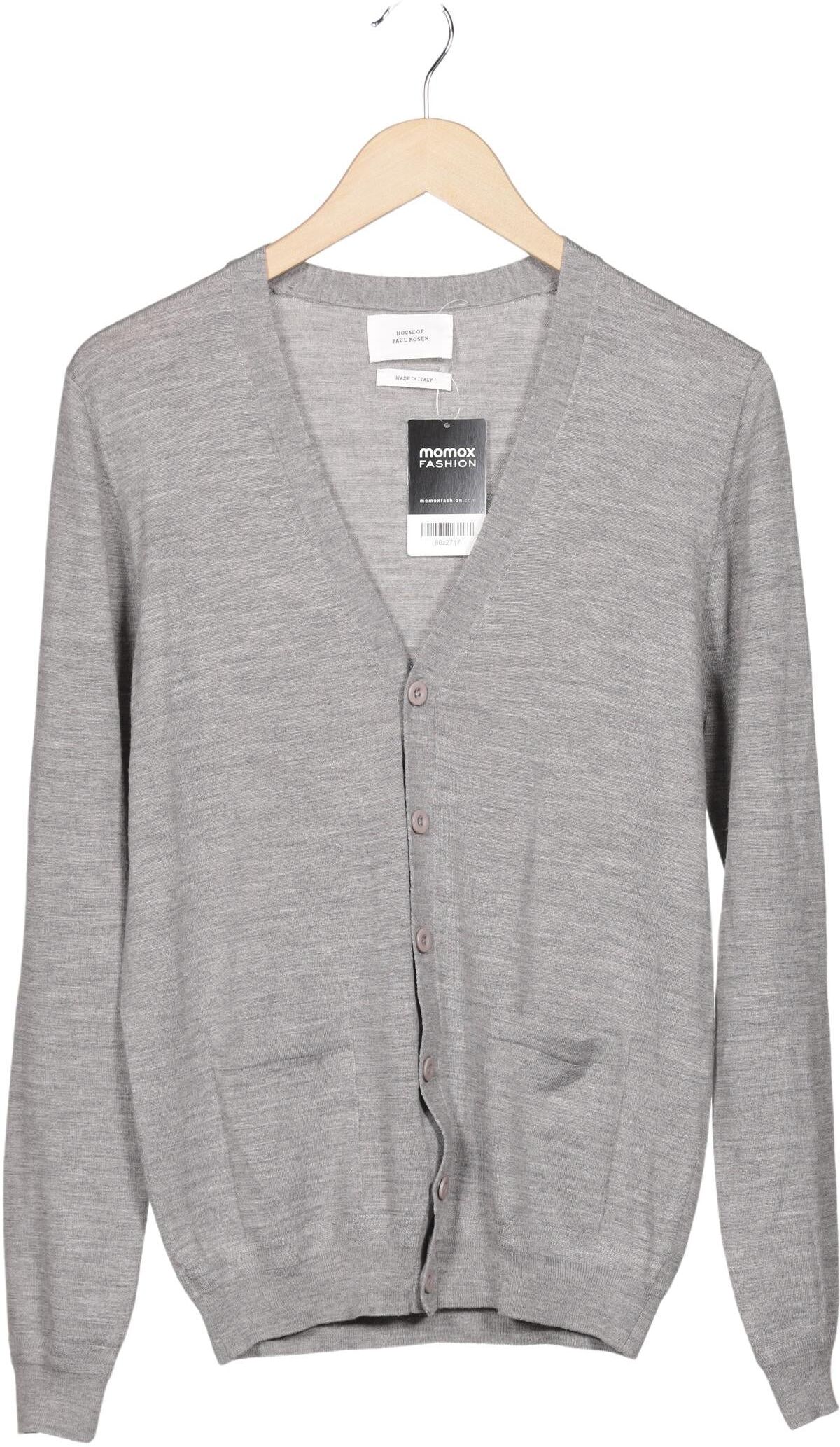Paul Rosen Herren Strickjacke, Grau, Gr. S, kein / Etikett - Second Hand