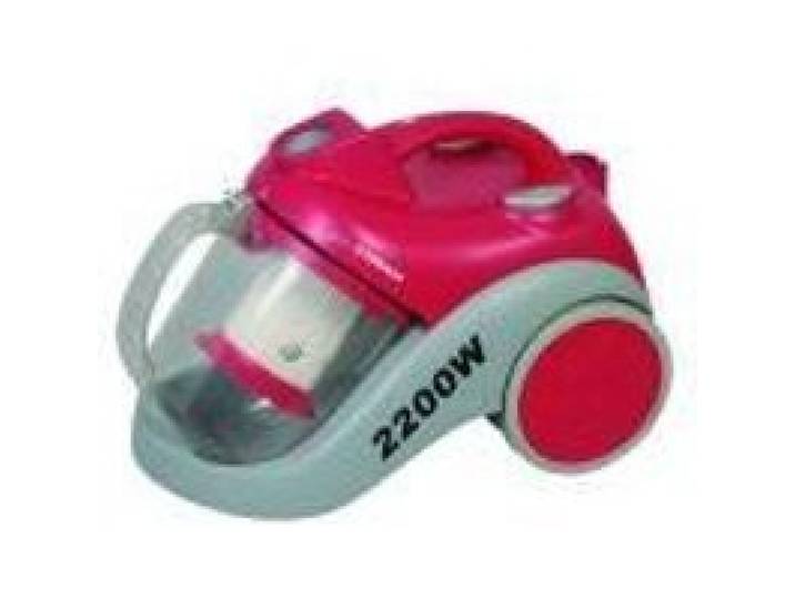 Aspirateur sans sac - H.KOENIG - TC802 - Rouge - Filtre HEPA - 2200W - 74dB