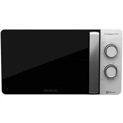 Cecotec 01523 Mikrowellenherd Flache Oberfläche Kombi-Mikrowelle 20 L 700 W Schwarz, Weiss, Mikrowelle, Schwarz