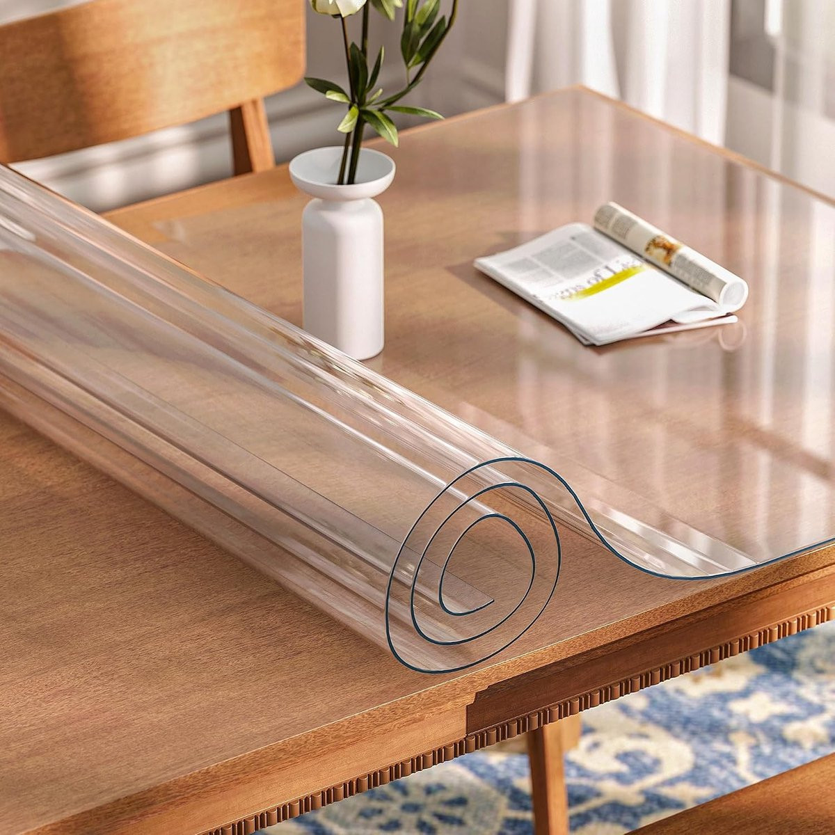 Transparante Tafelfilm van 2 mm dikte - Kristalheldere PVC tafelkleed bescherming voor je meubels