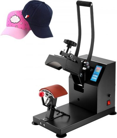 VEVOR CP2815-S Cap Heat Press professionele kappenpers met digitale LED-temperatuur- en tijdregelaar voor petten en hoeden