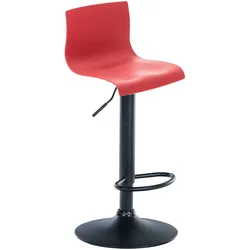 CLP Barhocker Hoover B   Farbe: rot, Material Gestell: Metall matt schwarz