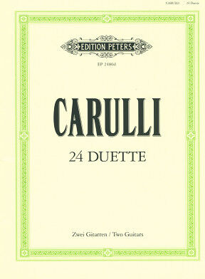 Edition Peters Carulli 24 Duette für Gitarre