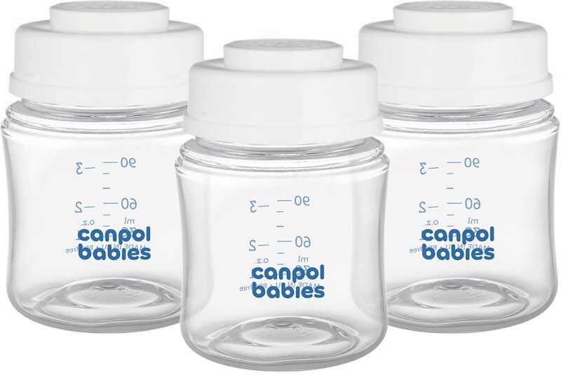 Canpol babies Bottle Set bouteille pour la conservation du lait maternel 0 m+ 3x120 ml