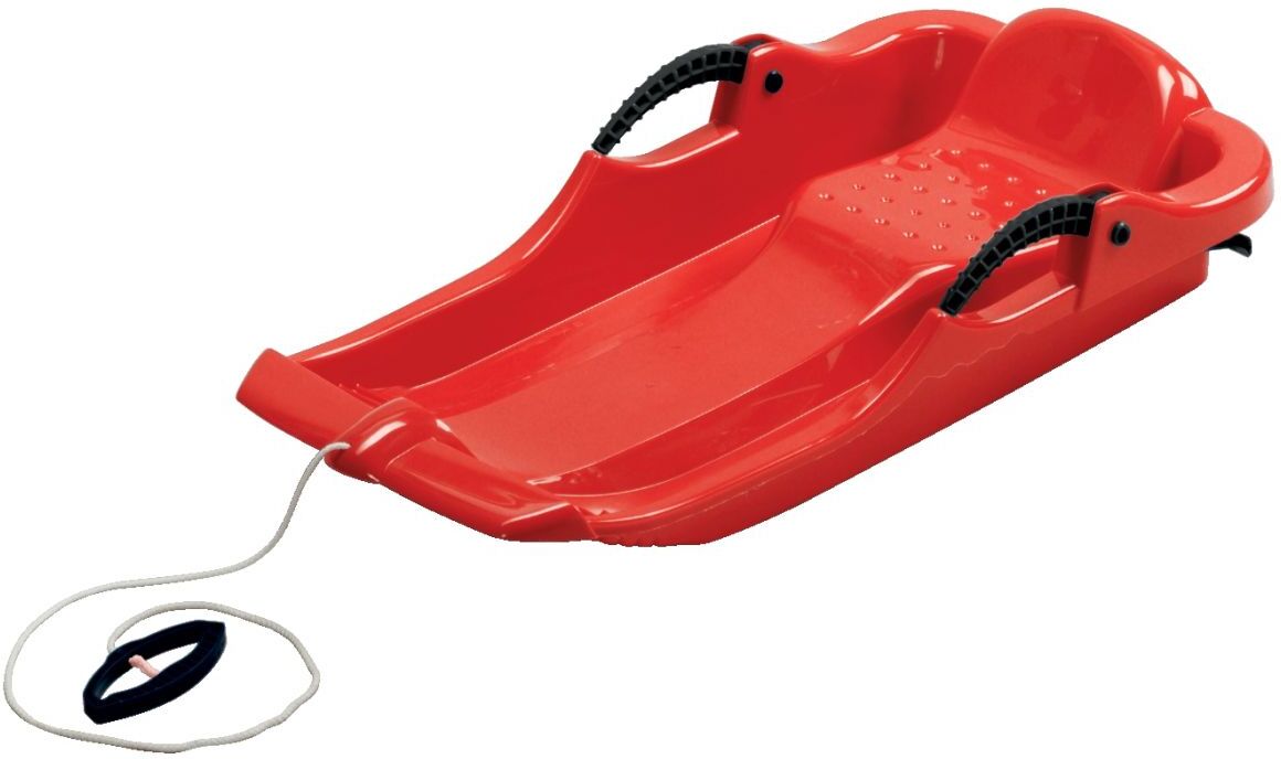 Weitere Kunststoff Bob Alpen Spider 80x42x16 cm rot mit Bremsen