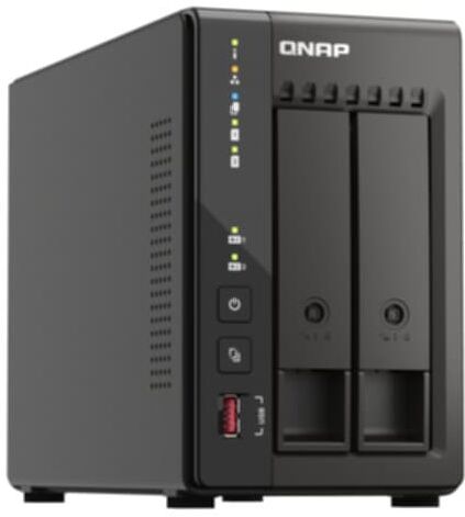QNAP NAS-Server "TS-253E", schwarz (ohne farbbezeichnung), B:23,6cm H:20,5cm T:27,3cm, NAS-Server, NAS-Server