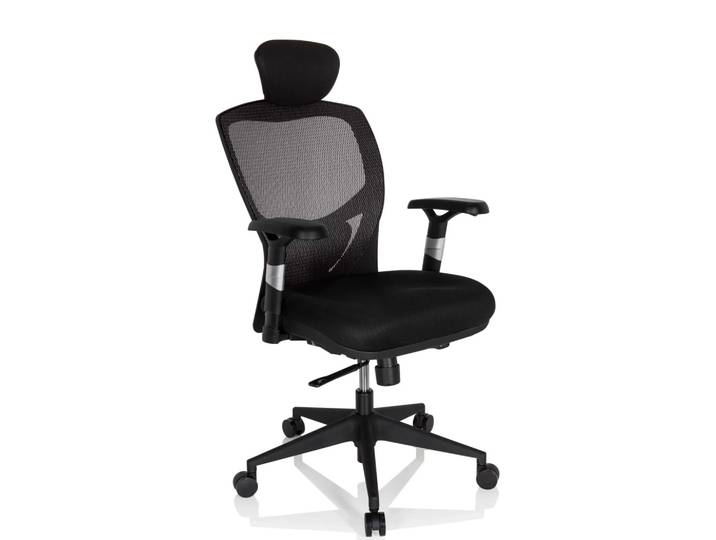VENUS BASE - High End Bürostuhl Grau/Schwarz