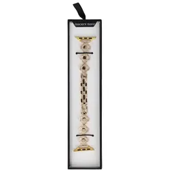 Neue Armbanduhr GlacierX Zirconia Moderne Chain Bracelet Gold für Apple Watch 38/40/41mm gold
