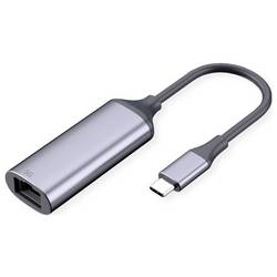 Value USB 2.0 Adapter [1x USB-C® Stecker - 1x RJ45-Buchse] VALUE USB 3.2 Gen 1 Typ C zu 5-Gigabit-E 13 cm 12.99.1128