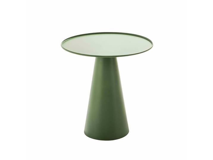 Oviala - Table basse de jardin ronde en métal Ø50x53,5 cm