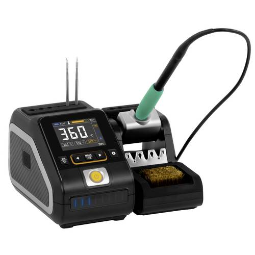PCE Instruments Lötstation PCE-SST 200 |100 ... 450°C |Leistung 200W |digital |Speicher für 3 Temperaturen |Alarmton