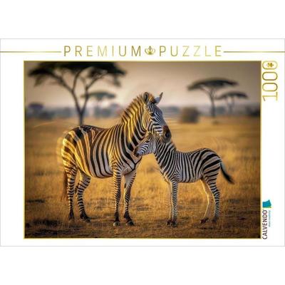 CALVENDO Puzzle Streifen im Sonnenlauf. | 1000 Teile Lege-Größe 64 × 48 cm Foto-Puzzle für glückliche Stunden