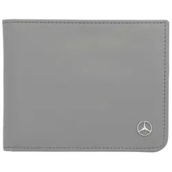 Mercedes-Benz Geldbörse Silbergrau Rindleder B66959259 - 12,0 x 1,8 x 9,5 cm